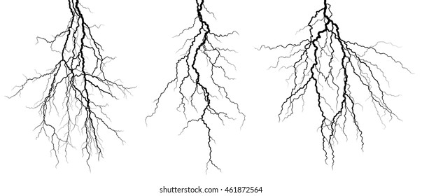 Lightning stroke. 