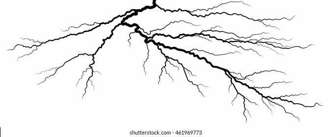 Lightning stroke. 