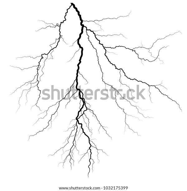 Lightning Stroke Stock Vector (Royalty Free) 1032175399 | Shutterstock