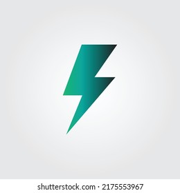 Lightning symbol icon. Lightning vector illustration