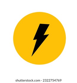 lightning symbol that can be used as a logo