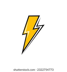 lightning symbol that can be used as a logo
