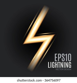 Lightning Symbol. Vector illustration