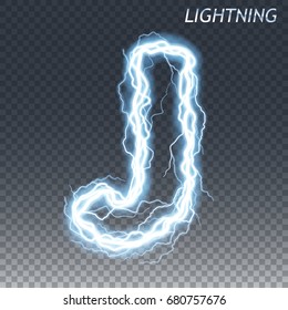 Tornillo de relámpago o fuente eléctrica, efecto brillo y brillo, arte vectorial aislado en fondo transparente.