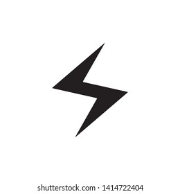 Lightning  thunder bolt icon illustration isolated vector sign symbol - Vector