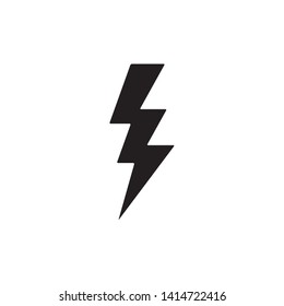 Lightning  thunder bolt icon illustration isolated vector sign symbol - Vector