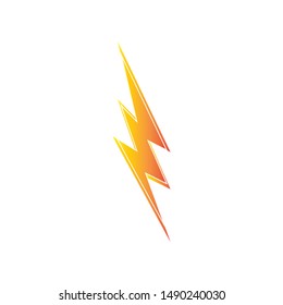 lightning thunderbolt electricity logo design template