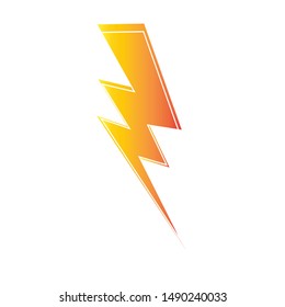 lightning thunderbolt electricity logo design template