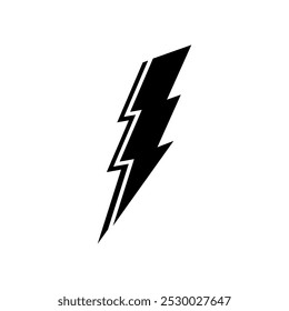 Lightning, thunderbolt icon in trendy style