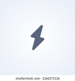 Lightning, Thunderstorm , vector best line icon on white background , EPS 10