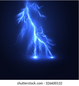 Lightning vector background. Eps10.