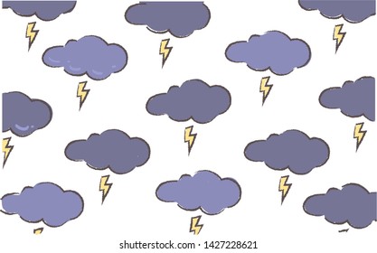 lightning vector background . Lightning vetor illustration