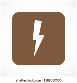 lightning vector icon 10 eps