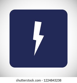 lightning vector icon 10 eps