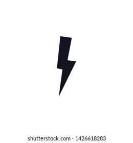 lightning vector icon 10 eps , Lorem ipsum Flat design