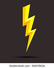 lightning vector icon