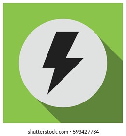 Lightning vector icon