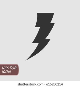 Lightning vector icon