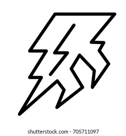 lightning vector icon