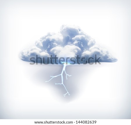 Lightning vector icon