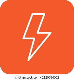 Lightning Vector Icon Design Illustration