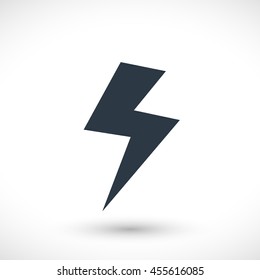 Lightning Vector Icon Graphic Symbol Web Stock Vector (Royalty Free ...