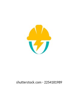 lightning vector logo electric house logo design.