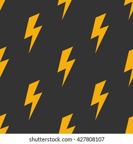 Lightning vector seamless background colorful