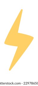 Lightning Weather design element. Vector illustration