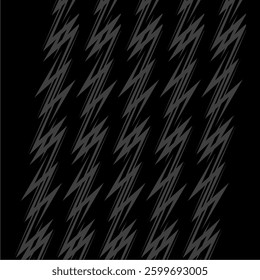 lightning zigzag pattern grey vector