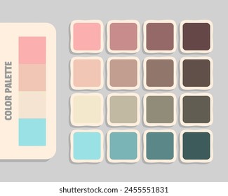 lightpink wheat blanchedalmond lightblue color palette, colour matching, rgb colors, harmonious colours catalog sample, design and edit idea