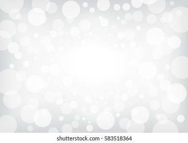 Lights circles in white themed background. Great for cover, background presentation and basic layout