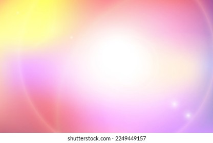 Lights empty background. Gradient blue red yellow abstract texture. Cosmic blurred template. Warm and cold defocused illustration