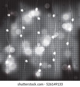  lights festive decorations. christmas background
