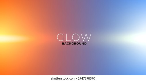 lights glow effect background in orange   blue colors