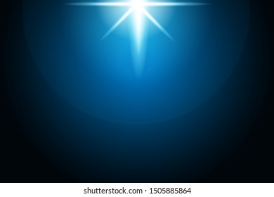 Lights glow on a dark blue background. Suitable for product advertisement, product design, and other vector images.