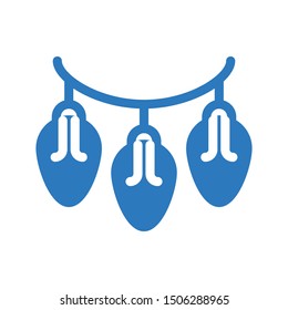lights glyph colour vector icon