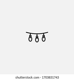 lights icon vector illustrator sign