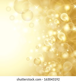 Lights On Background - Vector Illustration, Graphic Design Useful For Your Design. 