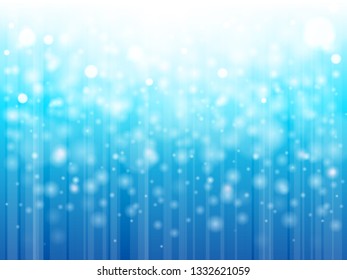 Lights On Blue Background