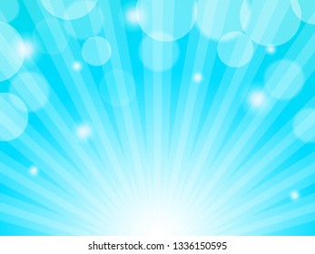 Lights On Blue Background