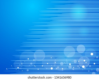 Lights On Blue Background