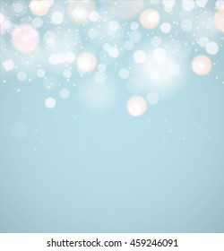 Lights On Blue Background