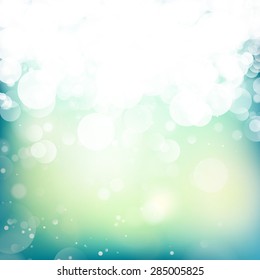 Lights On Blue Background. EPS 10 vector file included