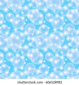 Lights On Blue Background Illustration, Graphic Design Useful For Your Design. Bright Blue