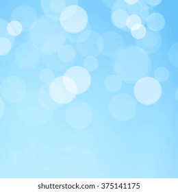 Lights on blue background - Vector