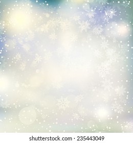 Lights on Christmas background. EPS 10 vector file included