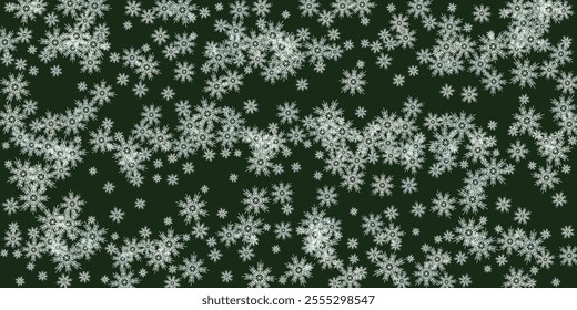 Lights on grey background. Golden stars composition on white background. Snowflake Christmas background. 