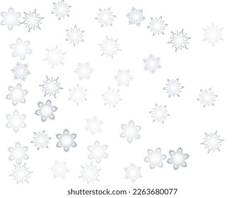 Lights on grey background. Star grey seamless pattern. 