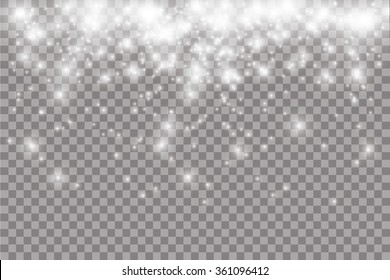 Lights on transparent background.